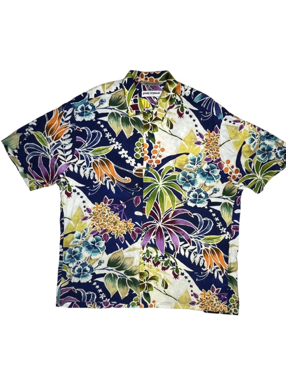 Jams World Valencia Hawaiian Rayon Shirt Men’s Large Made in Hawaii